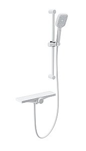 Смеситель для ванны с душем WONZON & WOGHAND Onix, Белый матовый (WW-B2551-A-MW) купить в интернет-магазине сантехники Sanbest