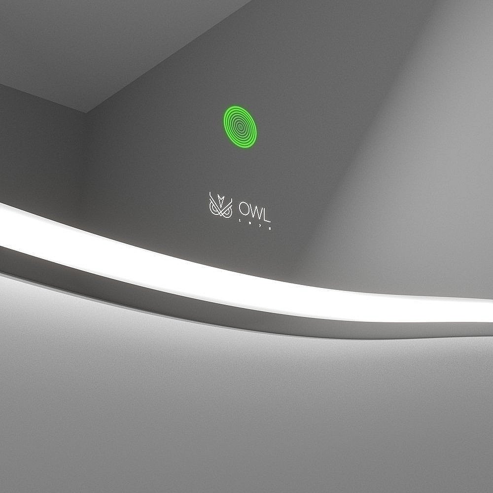 Зеркало с LED подсветкой Owl 1975 Roxen 105 в ванную от интернет-магазине сантехники Sanbest