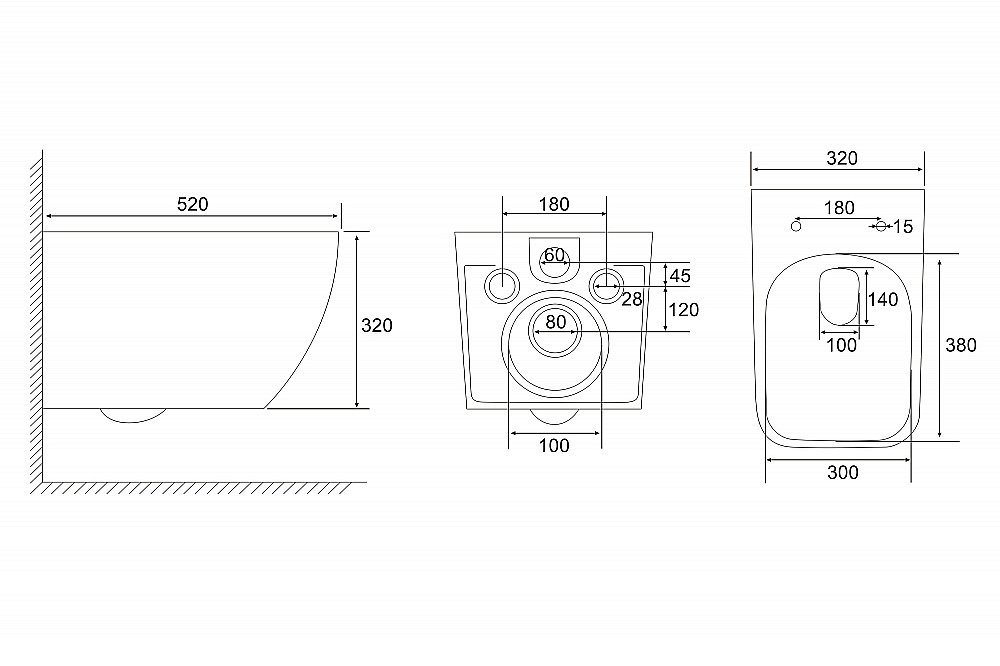 Унитаз подвесной Abber Ultra AC1303 белый, безободковый, с крышкой микролифт купить в интернет-магазине Sanbest