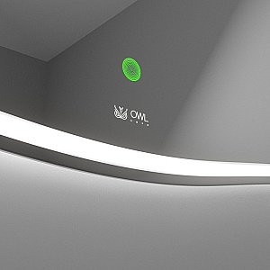 Зеркало с LED подсветкой Owl 1975 Roxen 105 в ванную от интернет-магазине сантехники Sanbest