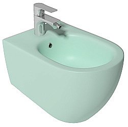 Биде подвесное ISVEA Infinity 10NF41001SV-2T мятно-зеленый матовый купить в интернет-магазине Sanbest