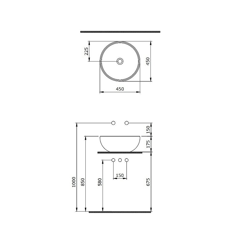 Раковина Berges Mascon 45 181002 белая купить в интернет-магазине Sanbest