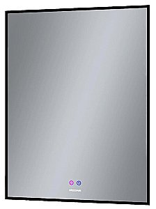 Зеркало Grossman Pragma-норма Black 60x80 1860802 черное в ванную от интернет-магазине сантехники Sanbest