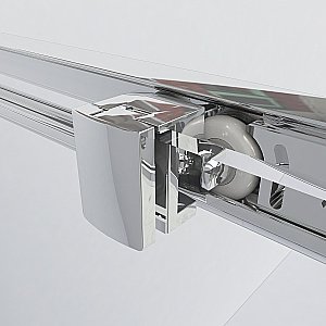 Душевая дверь Vincea Garda VDS-1G150CLG 150 стекло прозрачное/профиль брашированное золото купить в интернет-магазине Sanbest