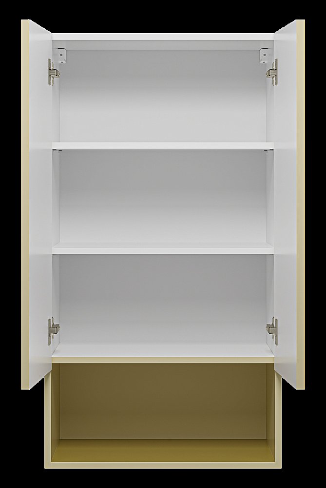 Шкаф подвесной Misty Vega 60 VEG-08060-031 кремовый для ванной в интернет-магазине сантехники Sanbest