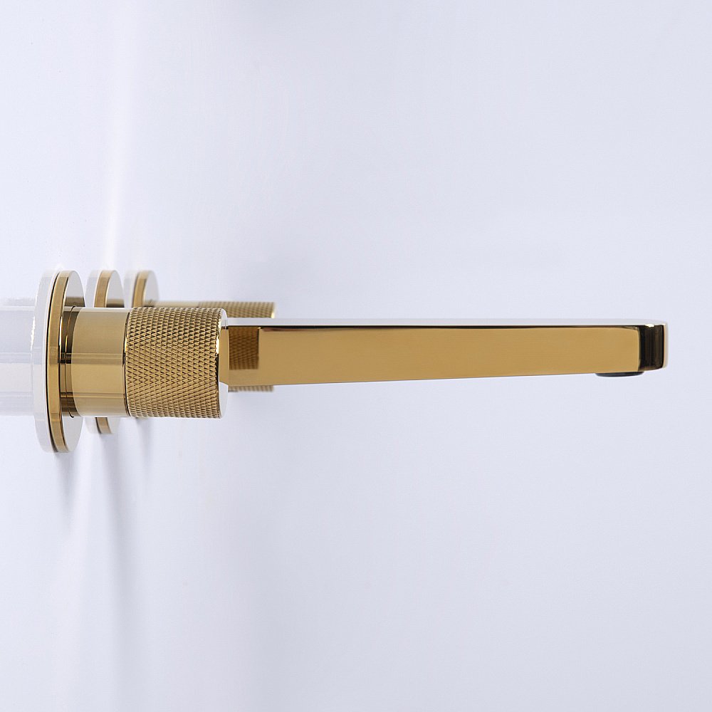 Смеситель для раковины WasserKRAFT Ems 7600 7645 золото купить в интернет-магазине сантехники Sanbest