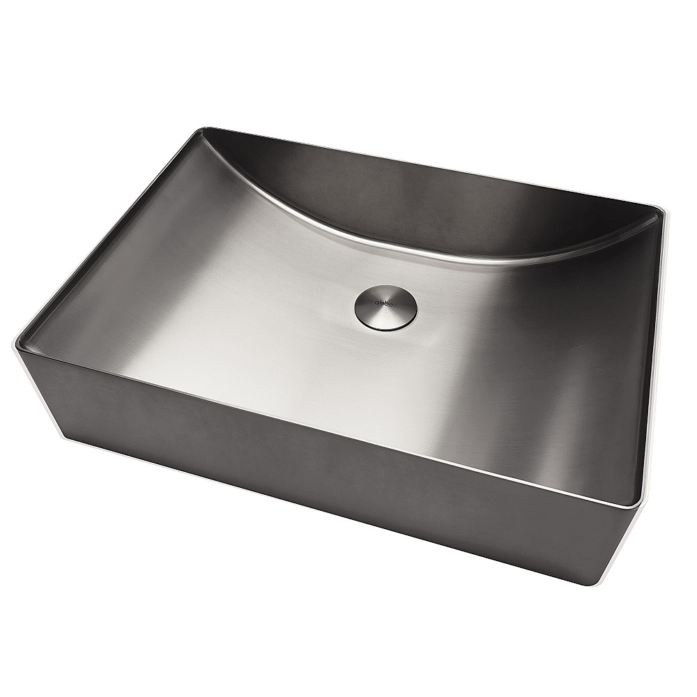 Раковина накладная ABBER Wasser Kreis 50 AF2403SP сатин купить в интернет-магазине Sanbest