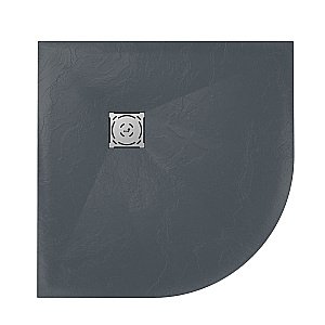 Душевой поддон RGW ST/R-G Stone Tray 16153099-02 90x90 графит купить в интернет-магазине Sanbest