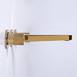 Смеситель для раковины WasserKRAFT Ems 7600 7645 золото купить в интернет-магазине сантехники Sanbest