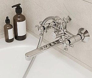 Смеситель для ванны Milardo Duplex DUPSB02M02 хром купить в интернет-магазине сантехники Sanbest