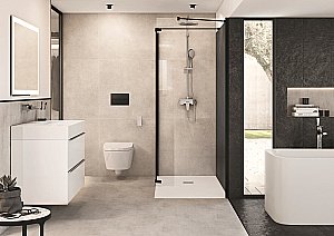 Душевой поддон Stonex® Roca Terran 90X90 Blanco купить в интернет-магазине Sanbest