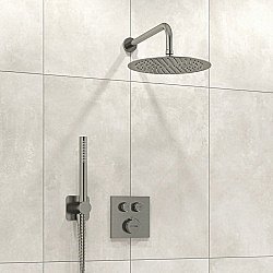 Душевая система WasserKRAFT Wern 4200 A4248.097.121.275.100.276 Thermo никель купить в интернет-магазине сантехники Sanbest