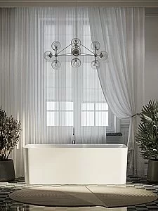 Акриловая ванна Sancos Sigma 170x80 FB15 белая купить в интернет-магазине Sanbest