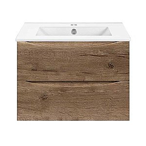 Тумба с раковиной Vincea Mia Slim 700 V.Oak для ванной в интернет-магазине Sanbest