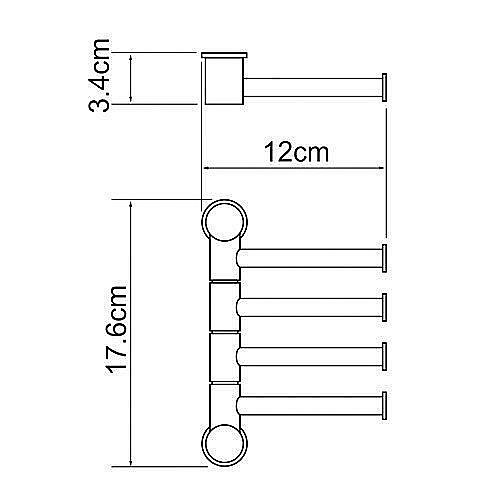 Полотенцедержатель поворотный WasserKRAFT K-1054 купить в интернет-магазине сантехники Sanbest
