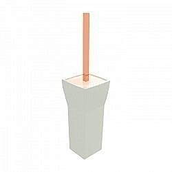 Ершик напольный Bertocci Grace Белый/розовое золото купить в интернет-магазине сантехники Sanbest