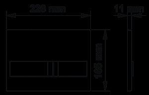 Кнопка для инсталляции BERGES NOVUM L1 белая купить в интернет-магазине сантехники Sanbest