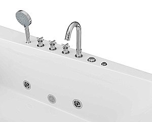 Ванна акриловая GROSSMAN GR-17095-1 170x95 белая с гидромассажем купить в интернет-магазине Sanbest