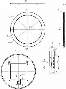 Зеркало La Fenice Terra 80 FNC-02-TER-C-80 бежевый матовый в ванную от интернет-магазине сантехники Sanbest