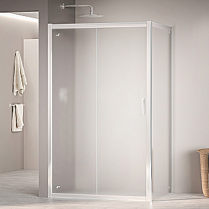 Душевой уголок RGW Passage PA-045 100х80 350804508-21 стекло матовое/профиль хром купить в интернет-магазине Sanbest