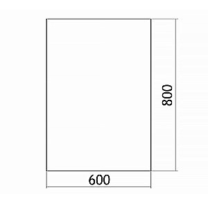 Зеркало LORANTO Прямоугольник ФР-00000702 60х80 в ванную от интернет-магазине сантехники Sanbest