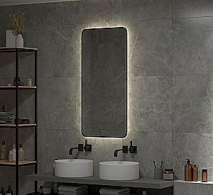 Зеркало ART&MAX SIENA 60 AM-Sie-600-1200-DS-F в ванную от интернет-магазине сантехники Sanbest