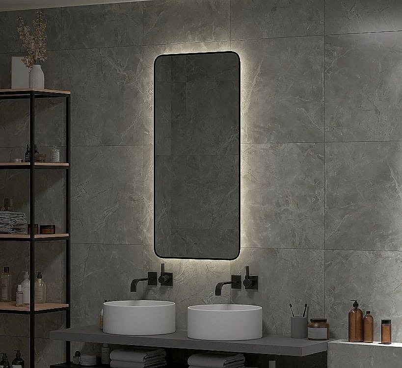 Зеркало ART&MAX SIENA 60 AM-Sie-600-1200-DS-F в ванную от интернет-магазине сантехники Sanbest