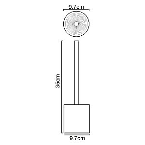 Ершик для туалета WasserKRAFT Neime K-1927 купить в интернет-магазине сантехники Sanbest