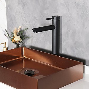 Смеситель для раковины Gid Berlin SS080-BM-D черный матовый купить в интернет-магазине сантехники Sanbest