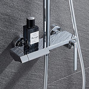 Душевая система Black&White Universe UK5015C хром купить в интернет-магазине сантехники Sanbest