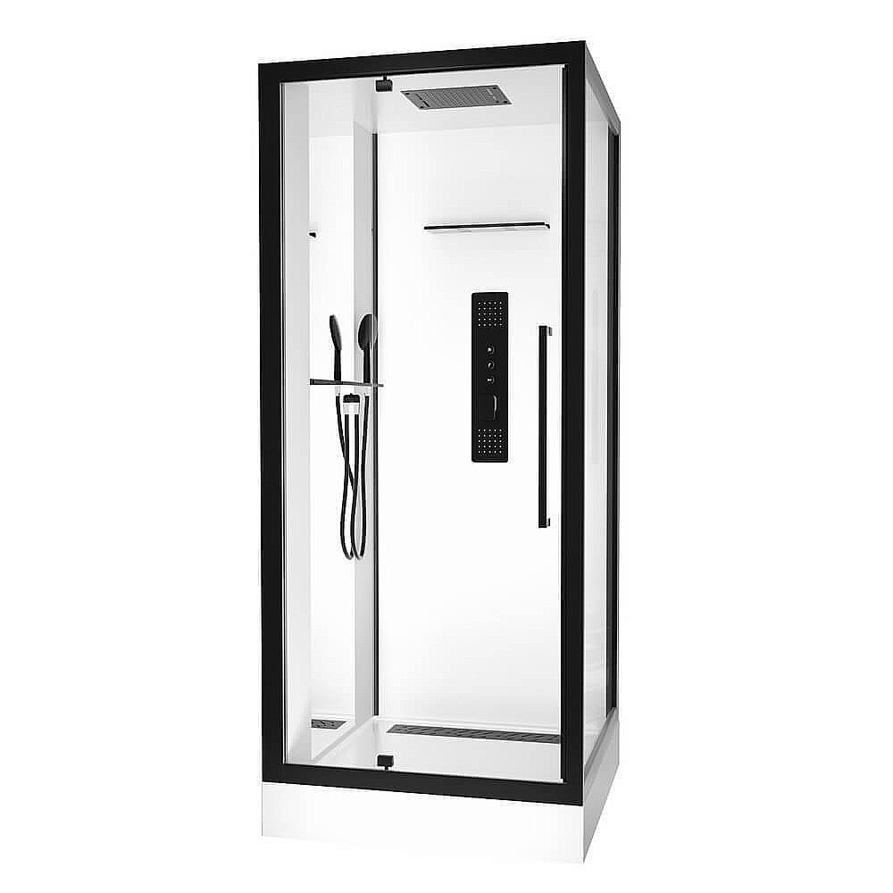 Душевая кабина Black & White Galaxy G8022 90х90 купить в интернет-магазине Sanbest