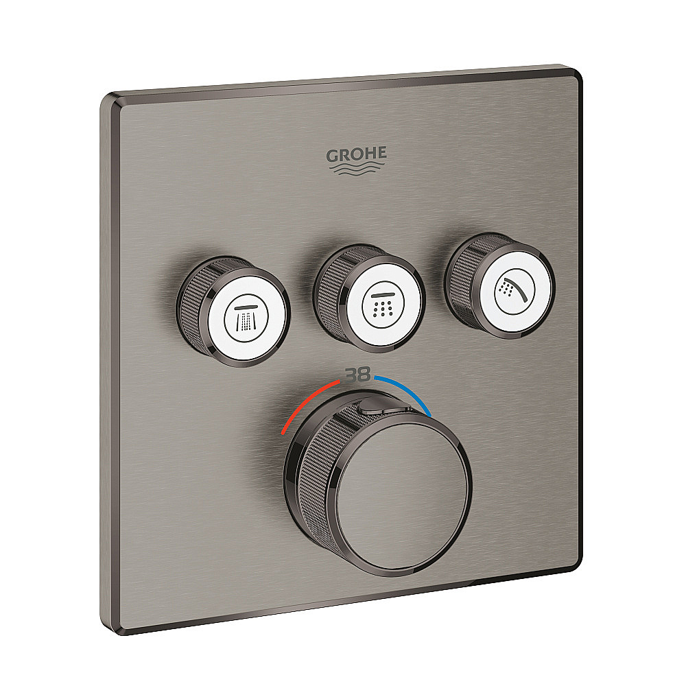 Смеситель для душа Grohe Grohtherm SmartControl 29126AL0 темный графит матовый купить в интернет-магазине сантехники Sanbest