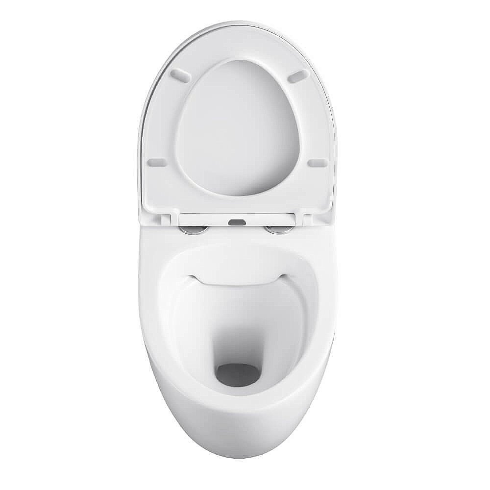 Унитаз подвесной Black&White UNIVERSE W-751 белый, безободковый купить в интернет-магазине Sanbest