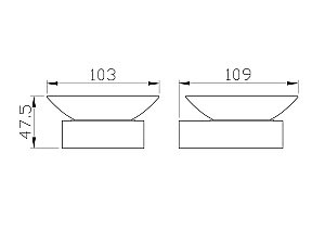 Мыльница с держателем WONZON & WOGHAND LOTTE WW-8322 хром купить в интернет-магазине сантехники Sanbest