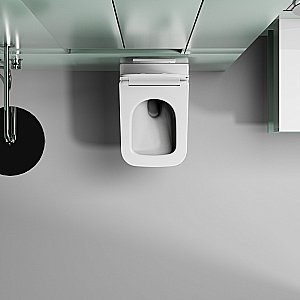 Унитаз подвесной Abber Ultra AC1303 белый, безободковый, с крышкой микролифт купить в интернет-магазине Sanbest