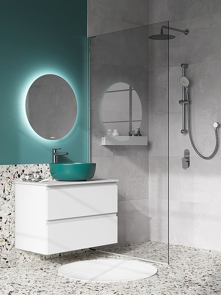 Душевая система Cersanit MODUO 64087 хром купить в интернет-магазине сантехники Sanbest