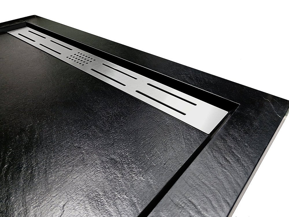 Душевой поддон Weltwasser WW TRS STONE BL 90x90 10000004412 черный купить в интернет-магазине Sanbest