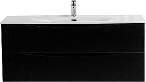 Тумба с раковиной BelBagno MARINO-CER-N-1200-2C-SO-NL-P Nero Lucido для ванной в интернет-магазине Sanbest