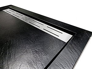Душевой поддон Weltwasser WW TRS STONE BL 90x90 10000004412 черный купить в интернет-магазине Sanbest