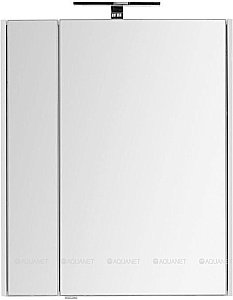 Зеркальный шкаф Aquanet Августа 75 белый купить в интернет-магазине сантехники Sanbest