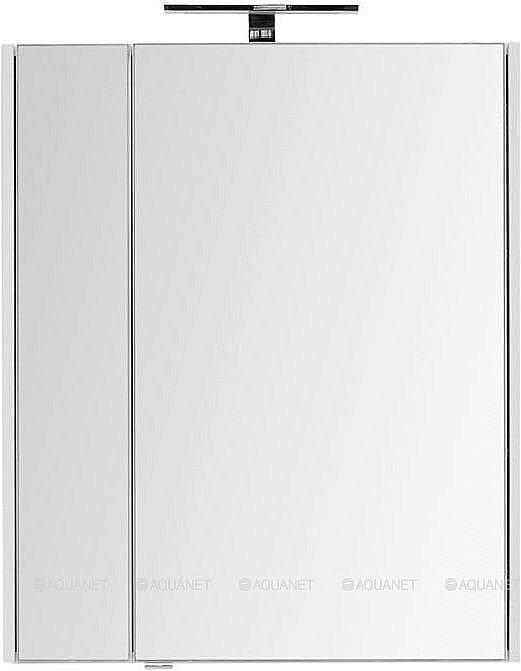 Зеркальный шкаф Aquanet Августа 75 белый купить в интернет-магазине сантехники Sanbest
