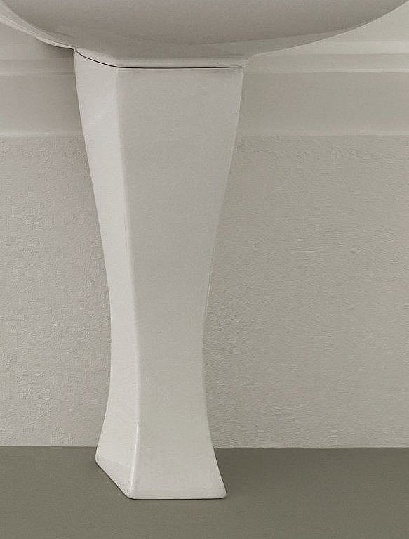 Раковина с пьедесталом Artceram Jazz 70 JZL004 01 00 белая купить в интернет-магазине Sanbest