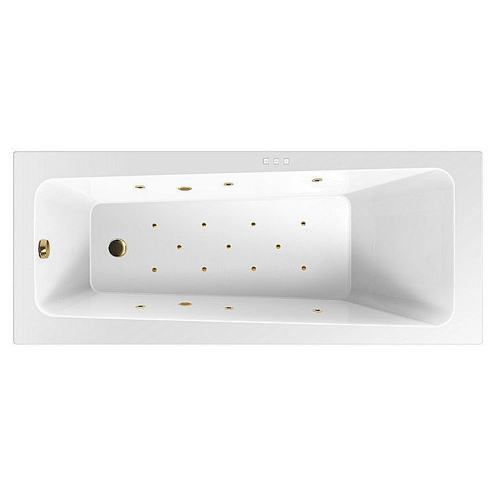 Ванна акриловая EXCELLENT Ava RELAX WAEX.AVA17.RELAX.GL 170x70 белая с гидромассажем купить в интернет-магазине Sanbest