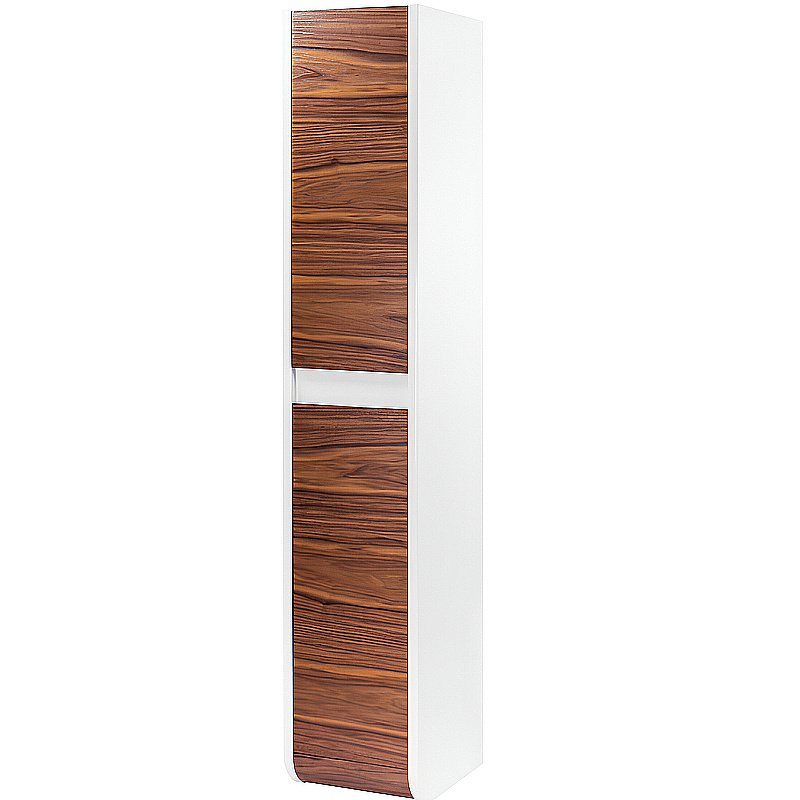 Пенал Pestan Vision 35 VSN000P орех/белый для ванной в интернет-магазине сантехники Sanbest