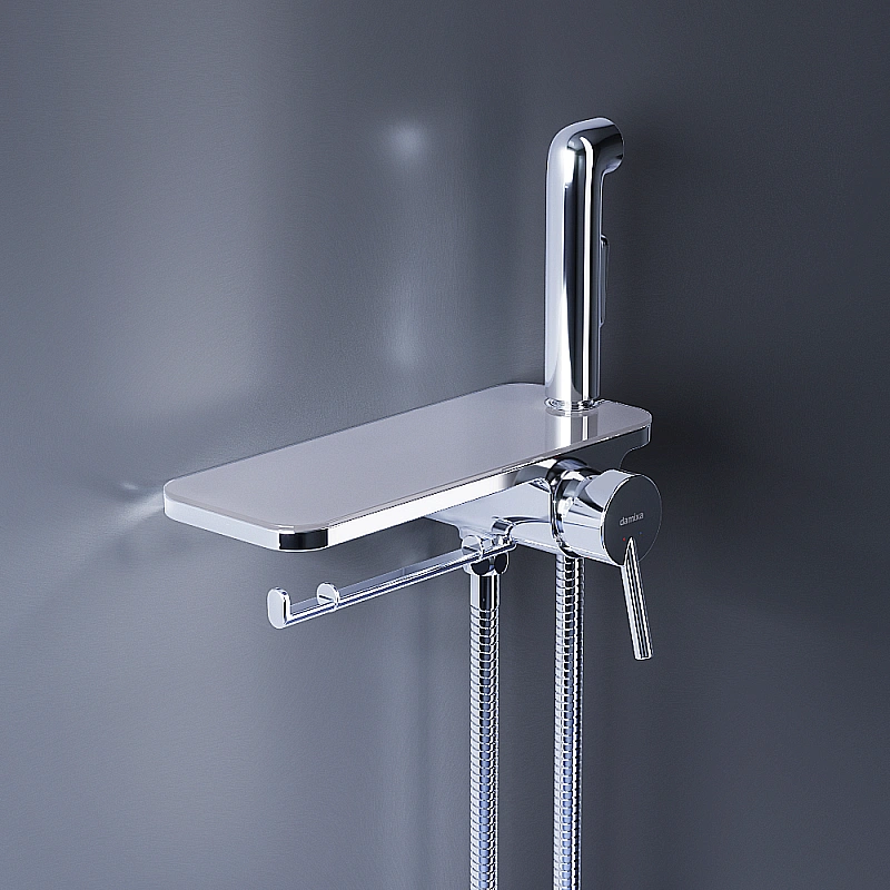 Гигиенический душ со смесителем Damixa Jupiter 773500001 хром купить в интернет-магазине сантехники Sanbest