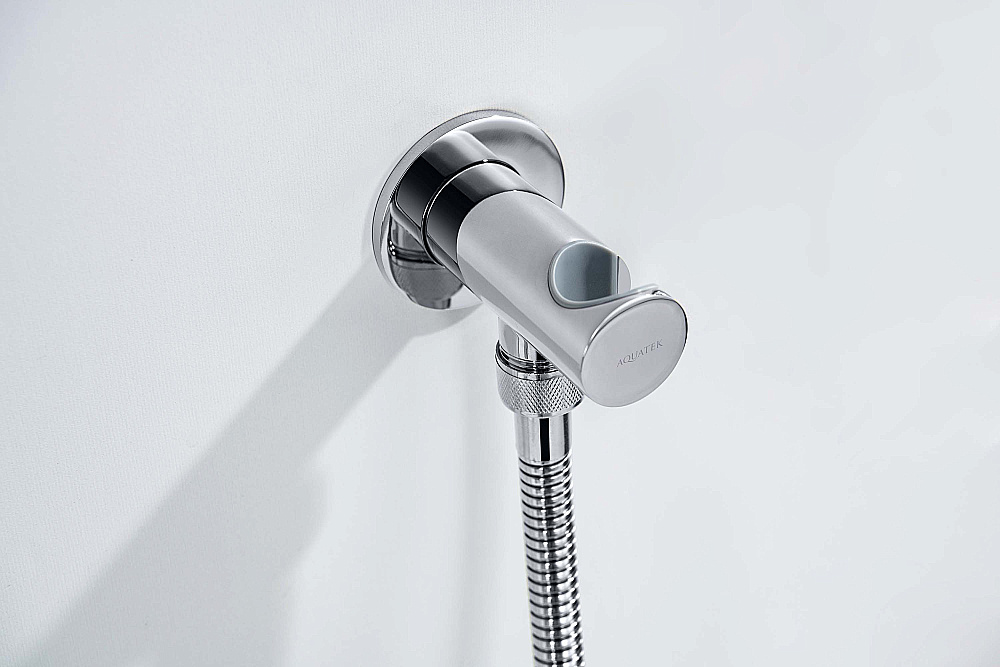 Подключение для шланга Aquatek AQ2464CR хром купить в интернет-магазине сантехники Sanbest