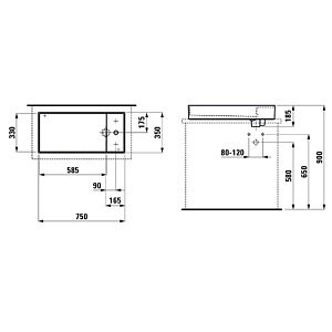 Раковина-чаша Laufen Kartell 8.1233.2.000.112.1 купить в интернет-магазине Sanbest