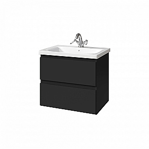 Тумба с раковиной Caprigo Forte 65 два ящика цвет на выбор/эмаль для ванной в интернет-магазине Sanbest