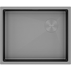 Кухонная мойка Paulmark Next-Skew 54 PM885444-MG серая матовая купить в интернет-магазине сантехники Sanbest