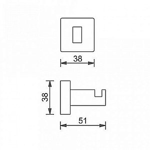 Крючок Aquanet 4782 купить в интернет-магазине сантехники Sanbest